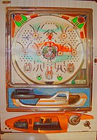 A mechanical pachinko machine from the 1970s