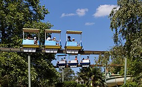 Le Monorail à Touroparc Zoo