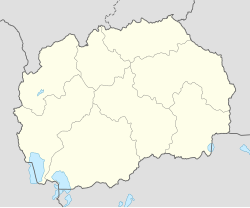 Izdeglavje is located in North Macedonia