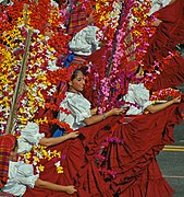 Trajes típicos en eventos culturales