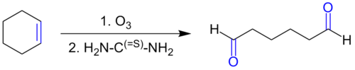 Ozonolyse van cyclohexeen