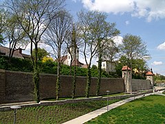 Ringanlage am Unteren Wall, am ehemaligen Burgenviertel Zürch