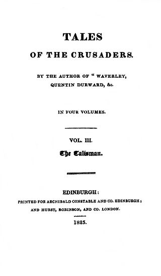 <i>The Talisman</i> (Scott novel) 1825 novel by Walter Scott