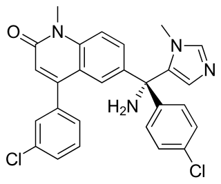 <span class="mw-page-title-main">Tipifarnib</span> Chemical compound