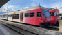 Voiture-pilote Bt n°55 en gare de Yverdon-les-Bains