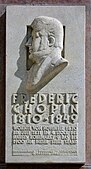 Plaque, Vienna, Austria, where Chopin lived 1830-31