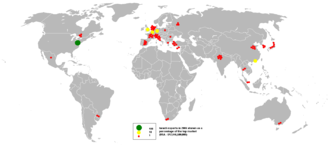Bản đồ xuất khẩu Israel 2006