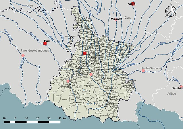 Les Hautes-Pyrénées sont dans le Bassin Adour-Garonne