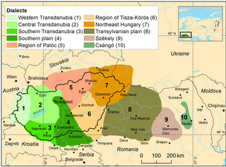 <span class="mw-page-title-main">Hungarian dialects</span> Overview of dialects of the Hungarian language by region and country