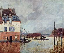 Inundo en Port-Marly, 1876. Musée d'Orsay