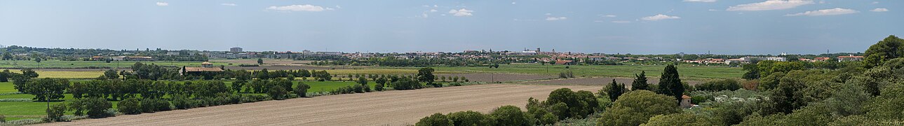 View to Arles from Abbaye Montmajour