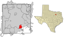 Dallas County Texas Incorporated Areas Hutchins highighted.svg