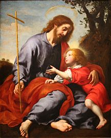 Carlo Dolci Jésus prenant la croix de saint Joseph