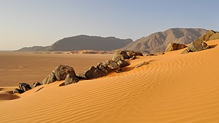 Sand Dune at the Cultural Park of Ahaggar