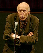 Éric Rohmer, en 2004, à la Cinémathèque française.