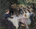 Vino effervescente, vino di festa. Peder Severin Krøyer, 1888, Konstmuseum de Stockholm.