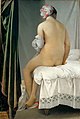 French Classical painting, The Bather, ژان اقوست دومینیک انقر, 1808