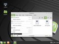 Linux Mint en langue kabyle utilisant l'alphabet latin.