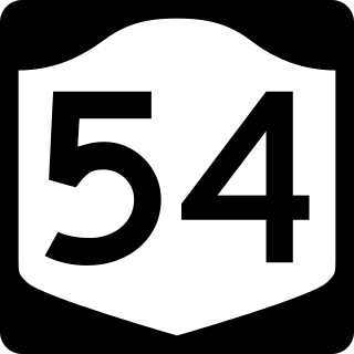 <span class="mw-page-title-main">New York State Route 54</span> Highway in New York