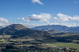 Área rural perto de Queenstown.