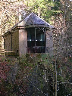 Ossians Hall of Mirrors View-house in Scotland