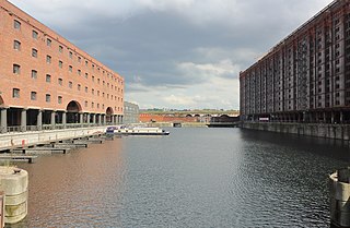 Stanley Dock Dock on the River Mersey in Liverpool, England