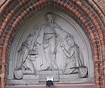 Conversion of Pomerania, depicted in Stolpe's Wartislaw Memorial Church Stolpe Wartislawkirche 03.jpg