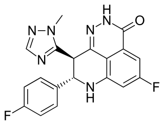 <span class="mw-page-title-main">Talazoparib</span> Chemical compound