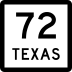 State Highway 72 marker