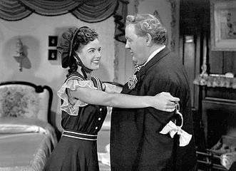 Ella Raines i Charles Laughton