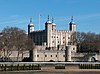 The Tower of London, seen from the River Thames