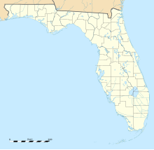 Map showing the location of Molasses Reef