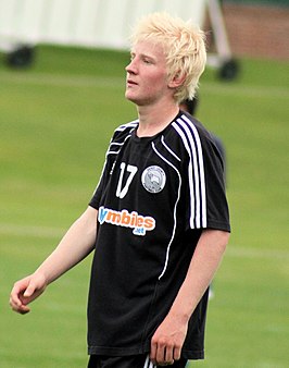 Hughes in 2011 als speler van Derby County