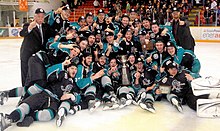 La Ronge Ice Wolves in 2010 2010 SJHL Champions.jpeg