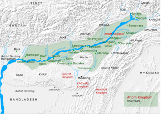 <span class="mw-page-title-main">Ahom kingdom</span> Kingdom in the Brahmaputra Valley in Assam, India