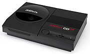 Amiga CD32 games console sitting at a slight angle