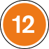 Orange circle with 12 in centre