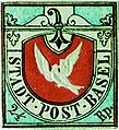 Image 25The Basel Dove stamp (from Postage stamp)