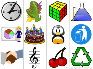 <span class="mw-page-title-main">Clip art</span> Graphic illustrations created for reuse by others