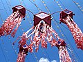 Decorations at the temple during Wesak in 2006.