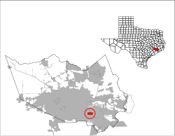 Location of South Houston, Texas