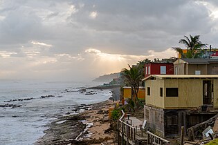 La Perla coastline in 2018