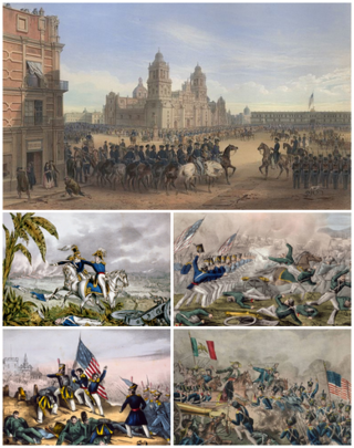 <span class="mw-page-title-main">Mexican–American War</span> Armed conflict between the United States and Mexico from 1846 to 1848