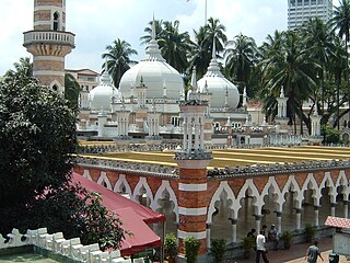 <span class="mw-page-title-main">Jamek Mosque</span> Mosque in Kuala Lumpur, Malaysia