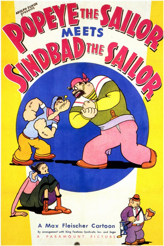 <i>Popeye the Sailor Meets Sindbad the Sailor</i> 1936 animated short film directed by Dave Fleischer