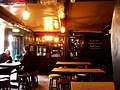 Interior of a historic English pub