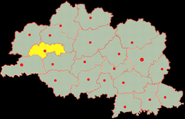 Distretto di Šarkaŭščyna – Localizzazione