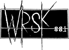 WRSK's "grunge" logo, 1996 WRSK 1995.png