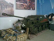 ASU-57. Packed parachute system in the foreground Asu-57 1.jpg