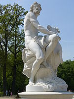 Jupiter (copie), 1754, marbre, 184 x 81 x 85 cm, Potsdam, château de Sanssouci.